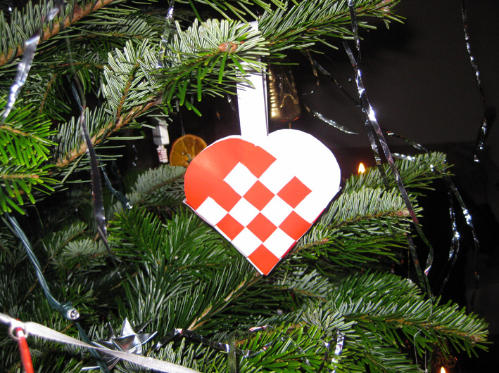 Danish Christmas heart